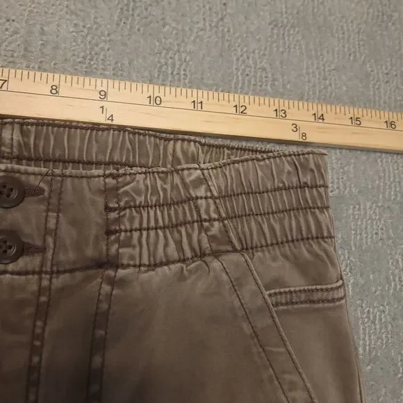 American Eagle Women’s Size 8  (28x28) Pants Utility Jogger Stretch Khaki - Picture 6 of 11